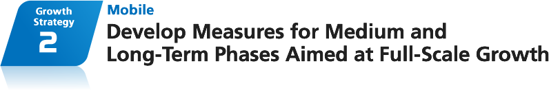 Growth Strategy 2 Mobile: Develop Measures for Medium and Long-Term Phases Aimed at Full-Scale Growth